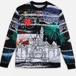 Sleeping Beauty Castle shirt Pullover long sleeve Disneyland Disney Jersey style